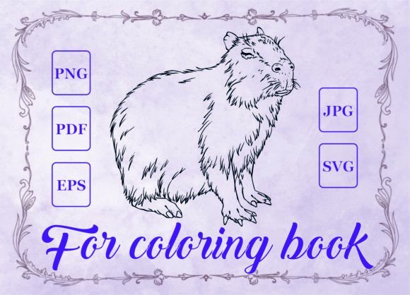 A Capybara Design Asset for Creative Small Business Branding