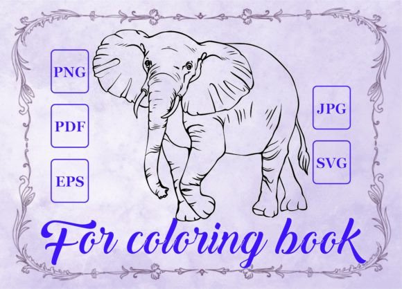 A Designer's Review: Elephant Graphics for Branding & Coloring Pages