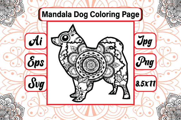 A Mandala Dog Illustration for Creative Client Projects