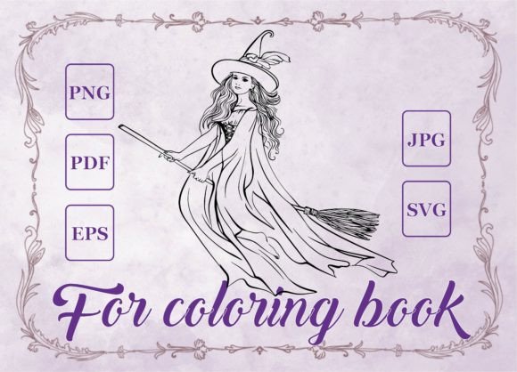 Beyond the Coloring Page: Embroidering the Girl with a Broom