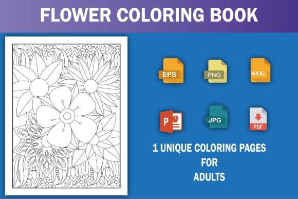 Flower Coloring Book Pages: An Embroidery Designer’s Review