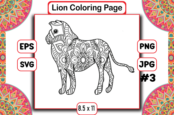 Lion Coloring Page Graphics for Coloring Pages Amp Projects