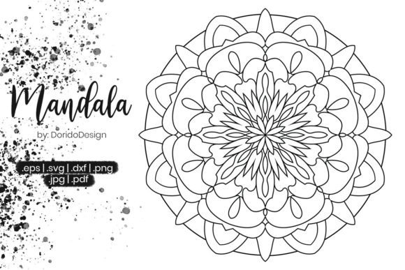Mandala Coloring Page Vol.009: A Publisher’s Graphic Asset Review
