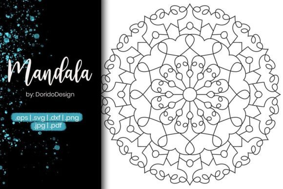 Mandala Coloring Page Vol.15: Graphics & Coloring Pages Amp Review