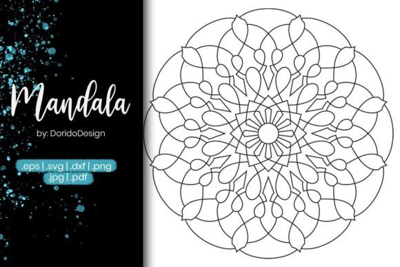Mandala Coloring Page Vol.18: Graphics & Coloring Pages Amp Review