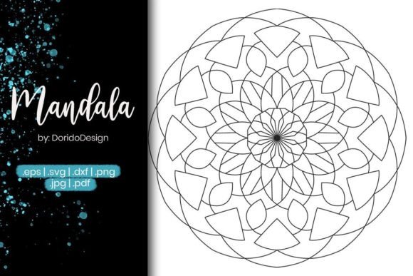 Mandala Coloring Page Vol.39: Graphics & Coloring Pages Amp