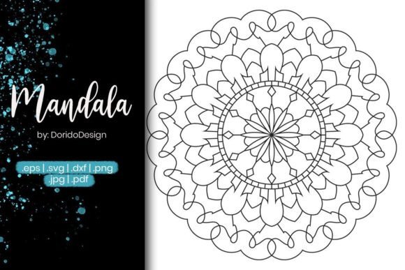 Mandala Coloring Page Vol.40: Graphics & Coloring Pages Amp