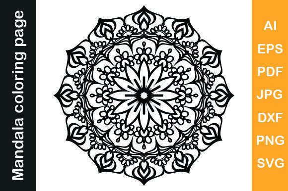 Mandala Coloring Pages Vol. 16: A Graphics Asset for Editorial Flair
