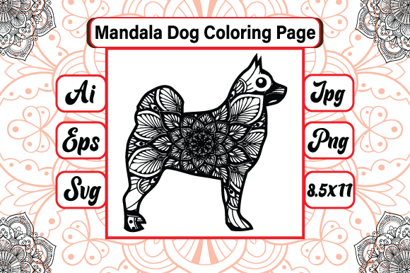 Mandala Dog Graphics: A Brand Designer’s Review for Coloring Pages Amp