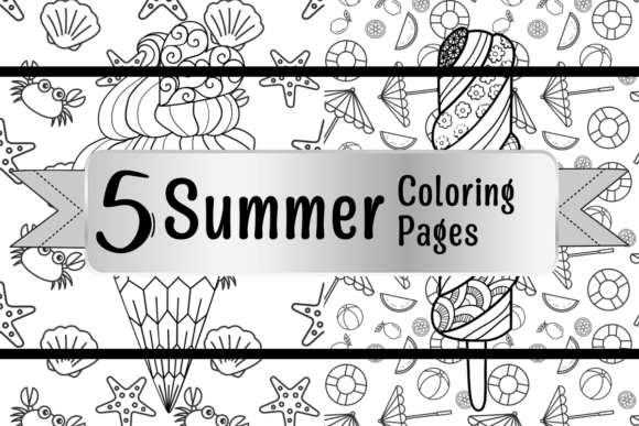 Summer Coloring Pages Ice Cream II Graphics & Coloring Pages Amp