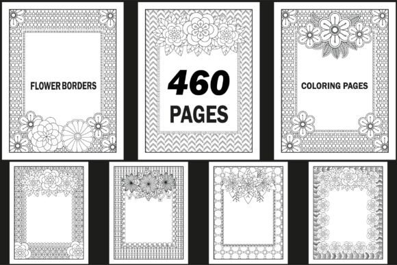 Unpacking a digital asset like this one always feels like walking into a well-organized creative supply room. The 460 Adults Borders Coloring Page Bundle presents itself not as a single decorative element, but as an entire visual vocabulary. The first impression is one of generous variety and ornamental restraint. These are not loud, chaotic borders competing for attention. They carry a botanical, hand-drawn sensibility that leans into the adult coloring aesthetic without feeling juvenile or overly simplistic. The linework is deliberate, the floral motifs are rhythmic, and the overall mood falls somewhere between a vintage botanical sketchbook and a modern mindful-art collection.